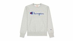 Champion Script Logo Reverse Weave Sweatshirt-XXL šedé 212576-F19-EM004-XXL