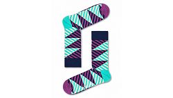 Happy Socks Diagonal Stripe Sock-7.5-11.5 farebné DIS01-5300-7.5-11.5